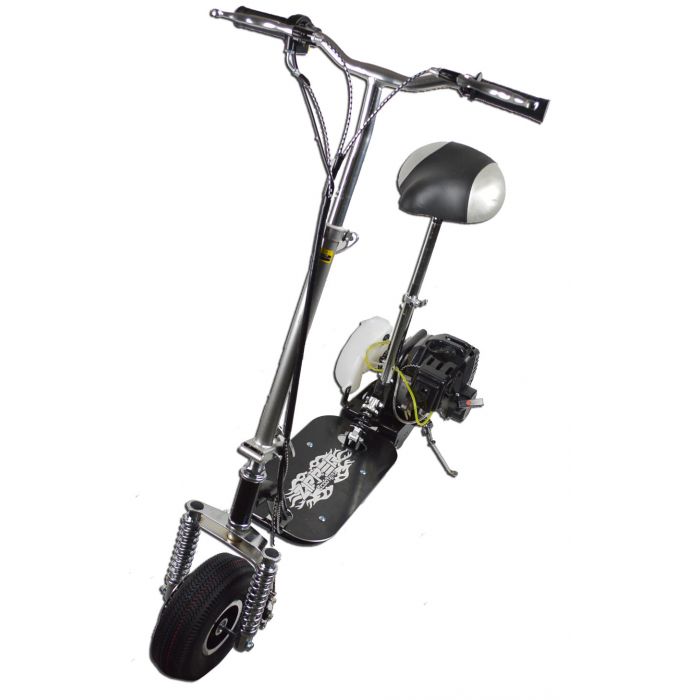 Trottinette À Essence Thermique de 49cc Budget Avec Suspension